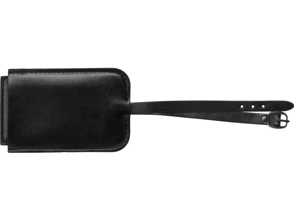 Багажная бирка из PU Fabrizio, черный-3