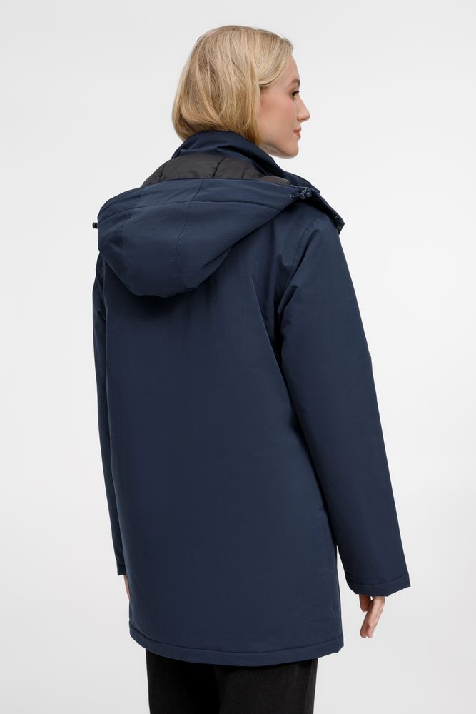 Куртка-парка унисекс Sfera, темно-синяя-13