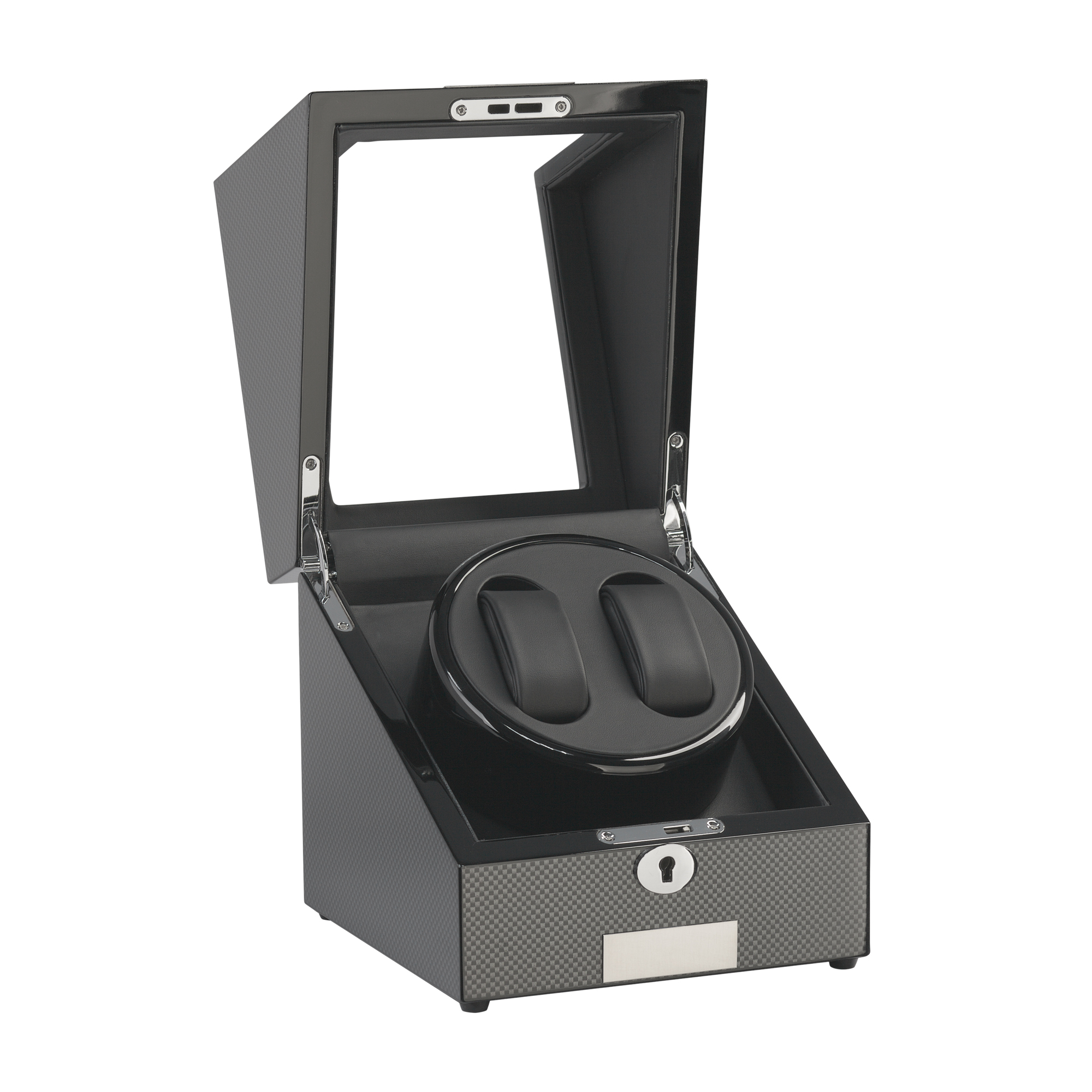 Шкатулка из дерева для часов с подзаводом-0