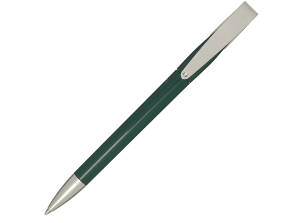 Ana шариковая ручка из переработанной пластмассы - Зеленый лесной-0