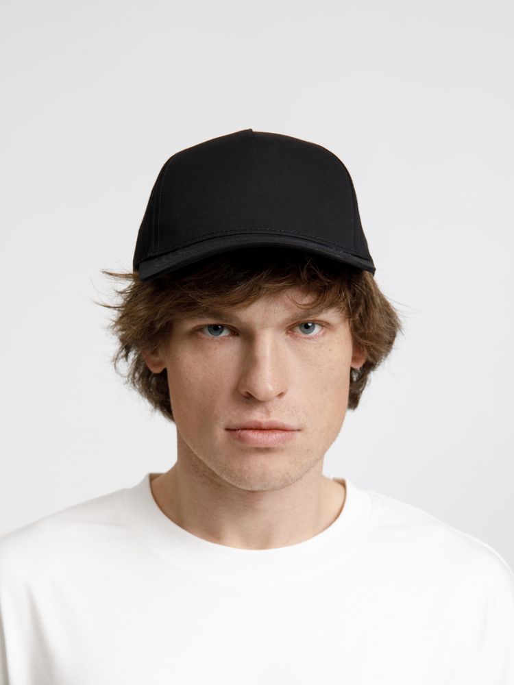 Бейсболка Seguro, черная-4