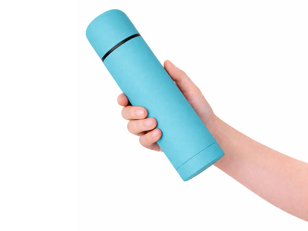 Термос Ямал Soft Touch, 500мл, голубой-6