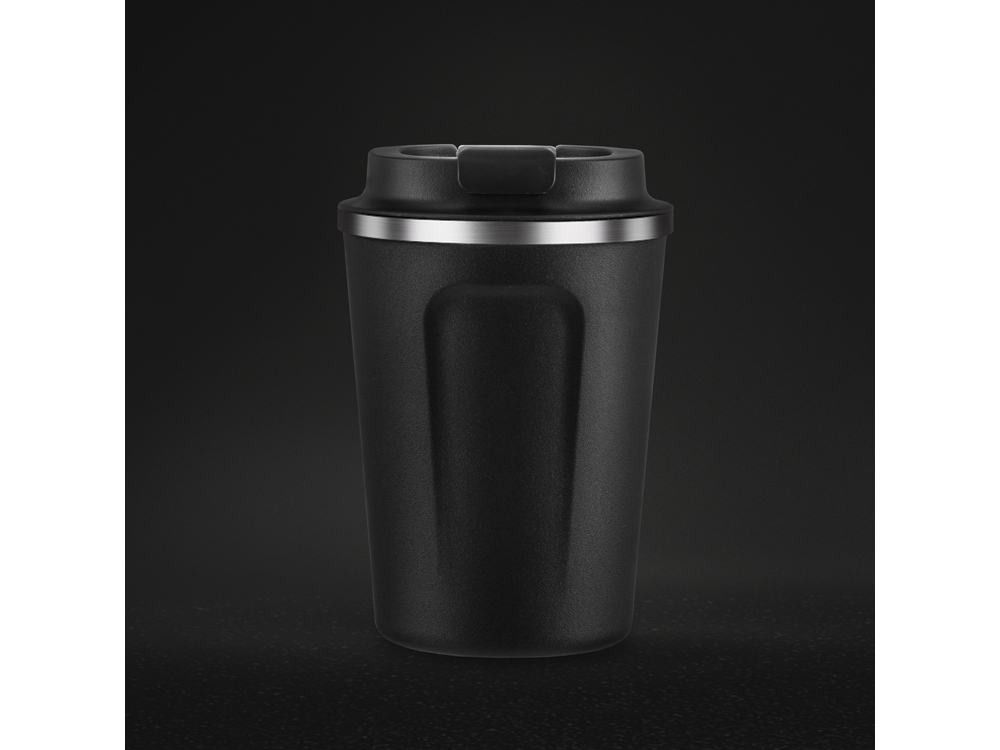 Термокружка CAFe COMPACT, 380 мл, черный-1
