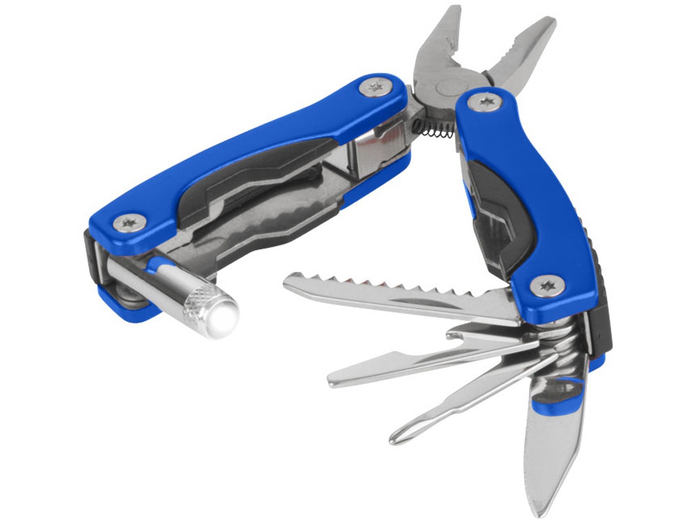 Мультитул Amass со светодиодным фонариком - Синий-0