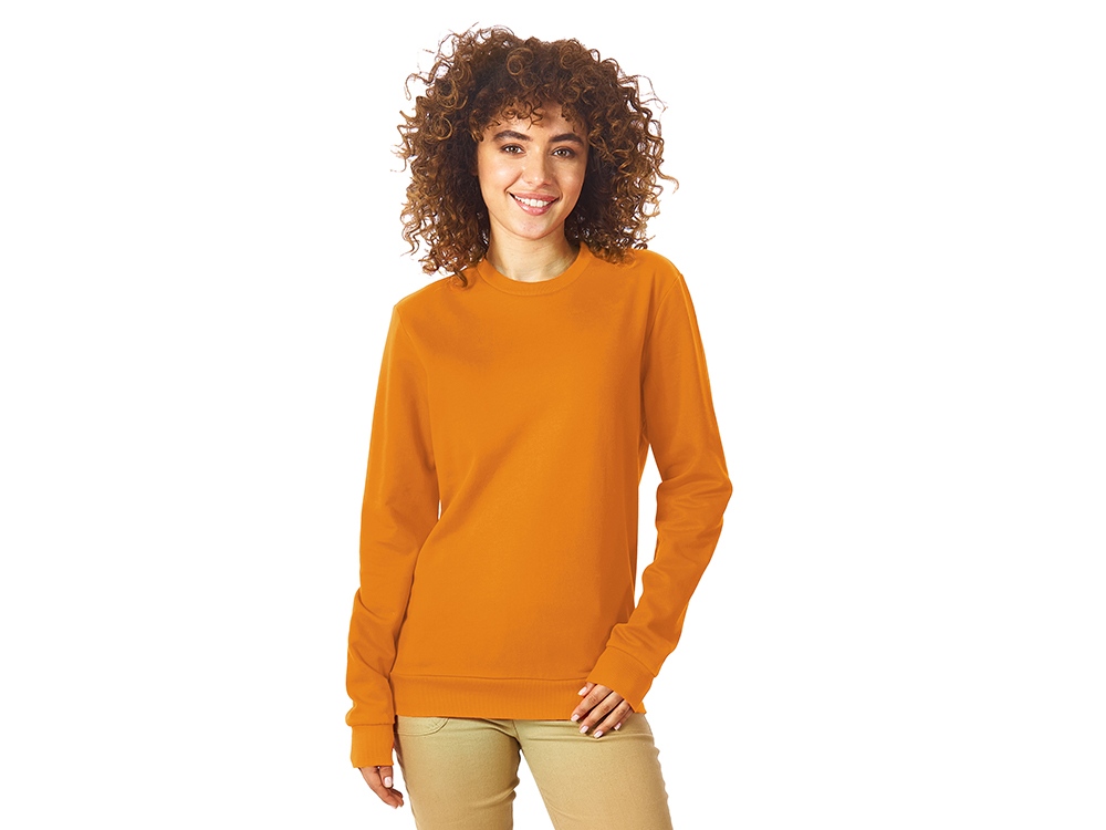 Свитшот Motion унисекс с начесом, оранжевый-2