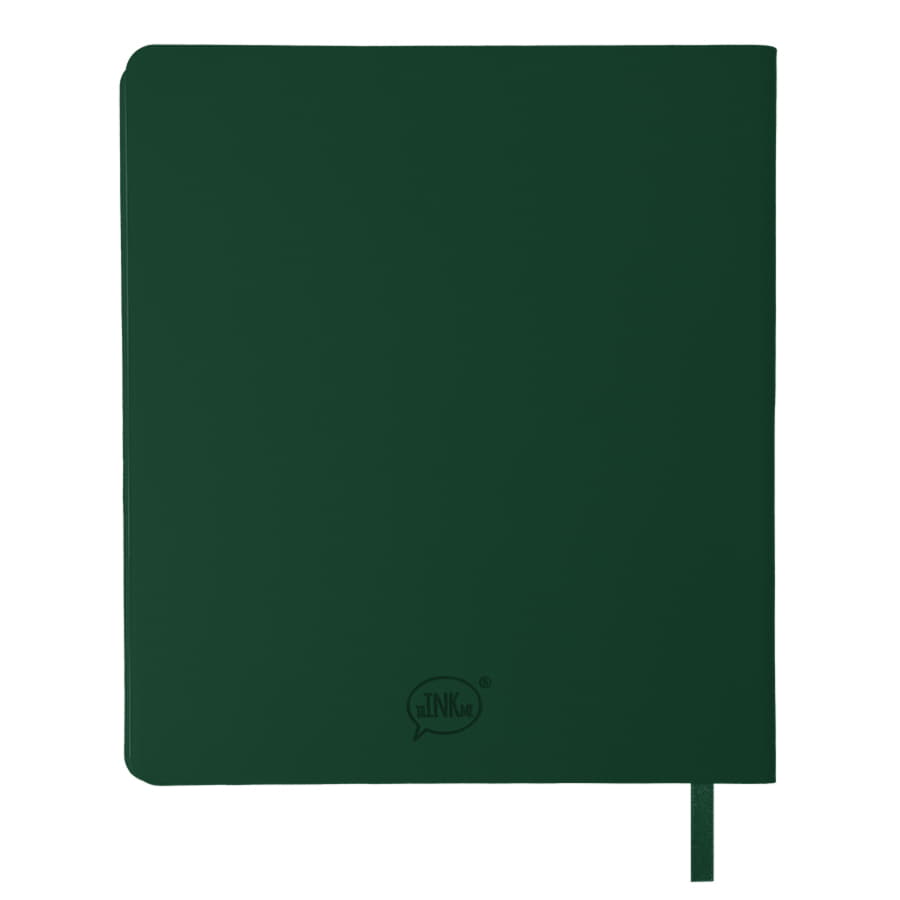 Бизнес-блокнот CUBI, B6+, в линейку, зеленый-2