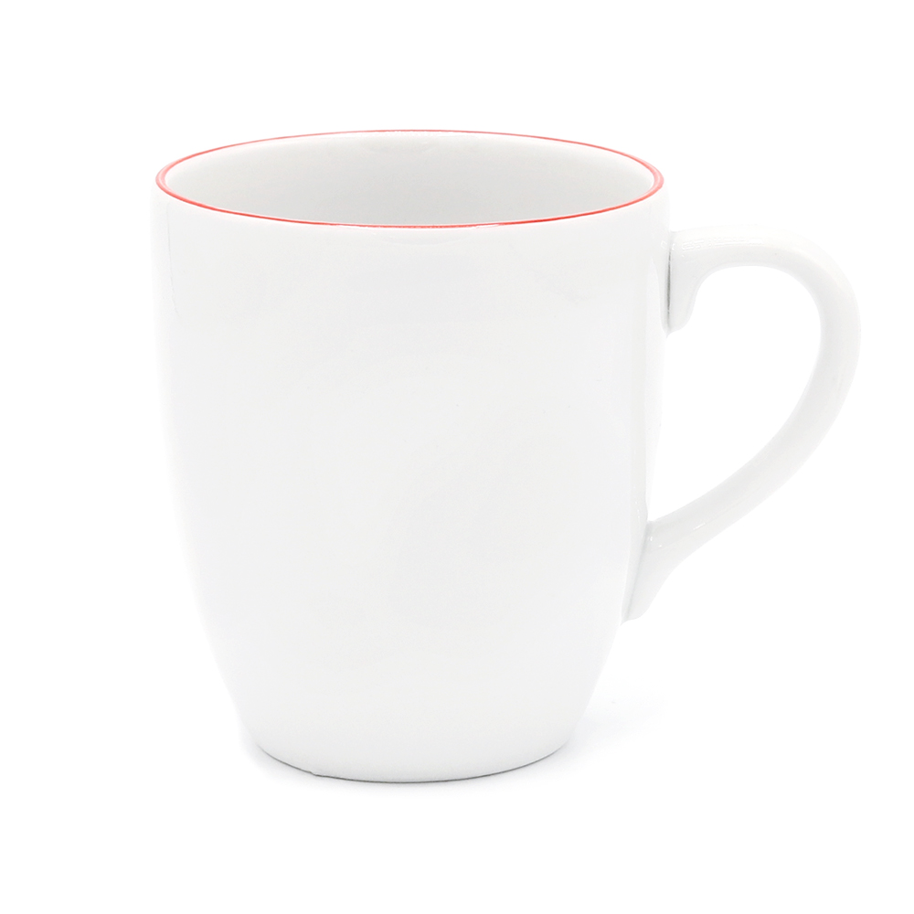 Кружка фарфоровая 300 см3 челси, Красный-1