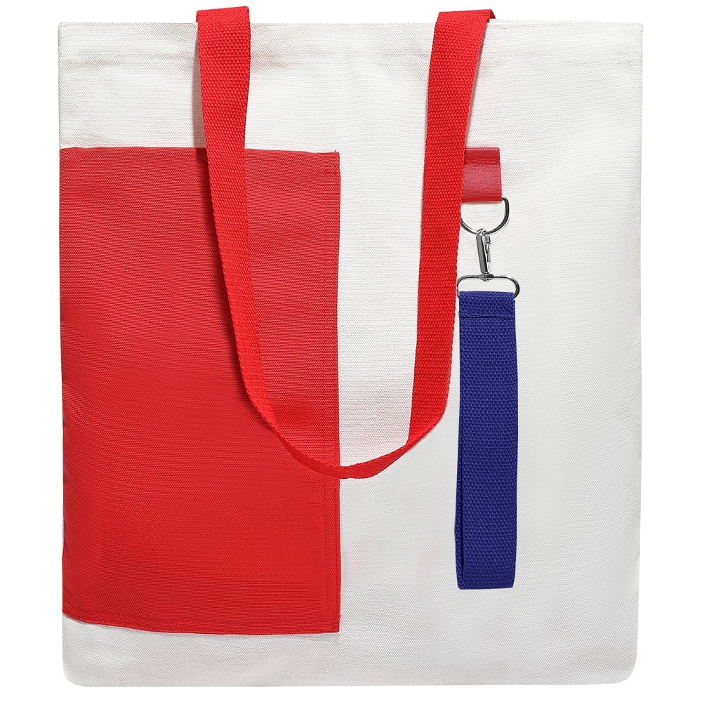 Сумка для покупок BANSHEE TO GO 325 г/м², Красный/Синий-0