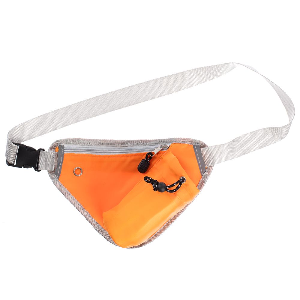 Сумка поясная с отделением для бутылки Waterun, оранжевая-1