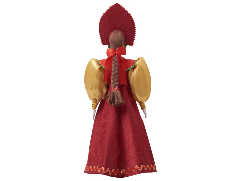 Подарочный набор: кукла фарфоровая, чай Малина с мятой, красный-8