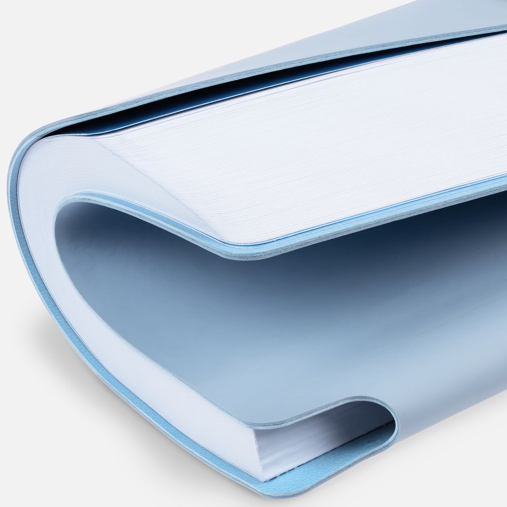 Ежедневник Flexpen Shall, недатированный, голубой-3