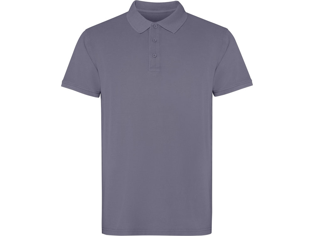 Рубашка поло Cobain унисекс, серо-голубой выстиранный-0