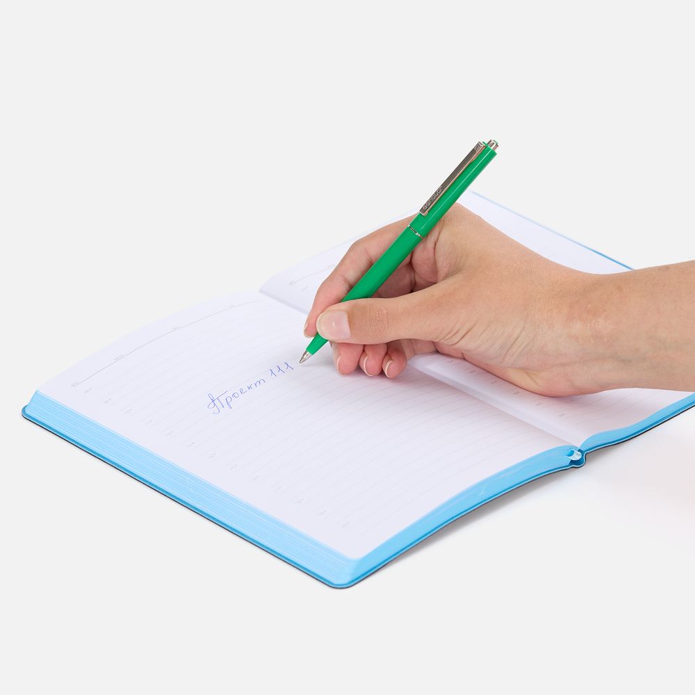 Ручка шариковая Senator Point, ver.2, зеленая-2