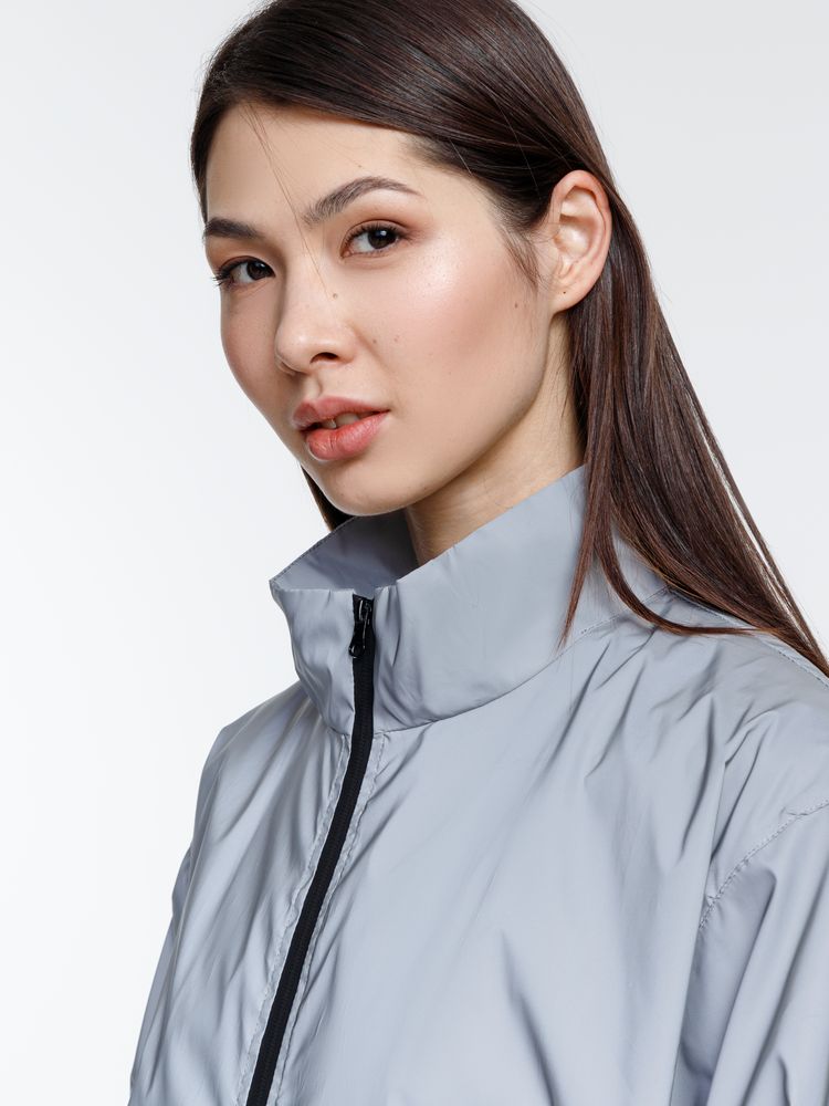 Ветровка Manifest 2.0 из светоотражающей ткани, серая-5