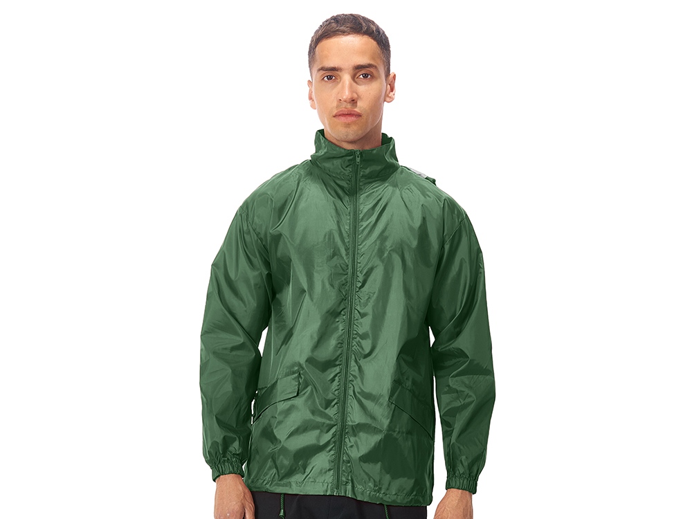 Ветровка Miami мужская с чехлом, зеленый-0