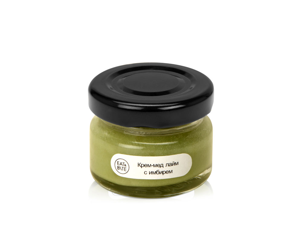 Подарочный набор Крем-мед в домике, крем-мед лайм с имбирем 35 г-1