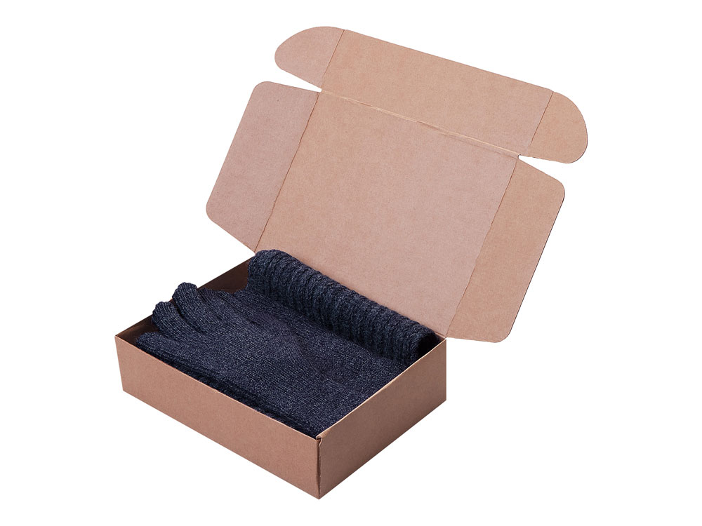 Подарочный набор  Nordend, темно-синий меланж-1