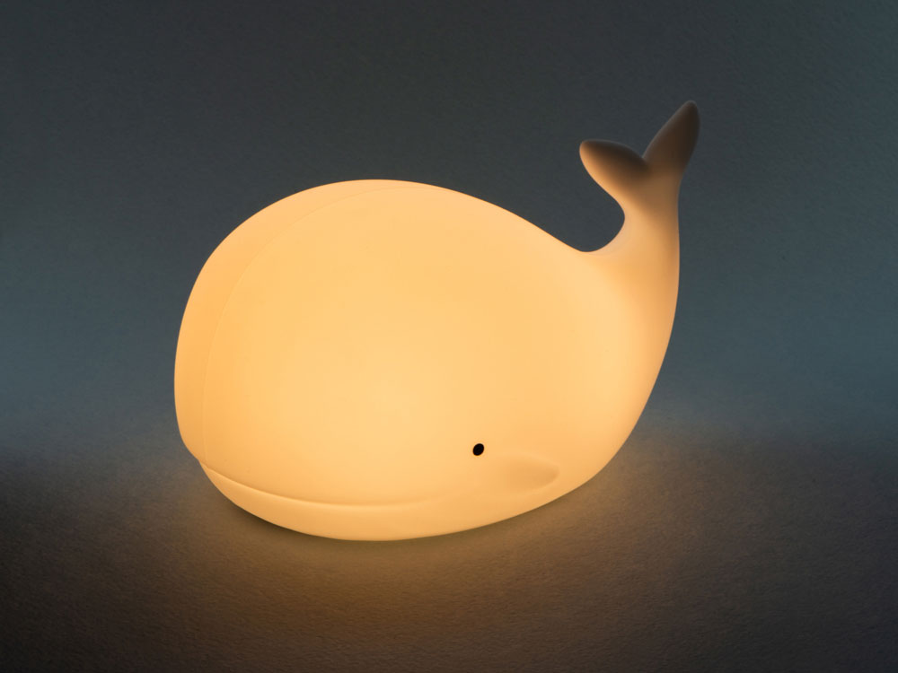 Ночник Whale, белый-5