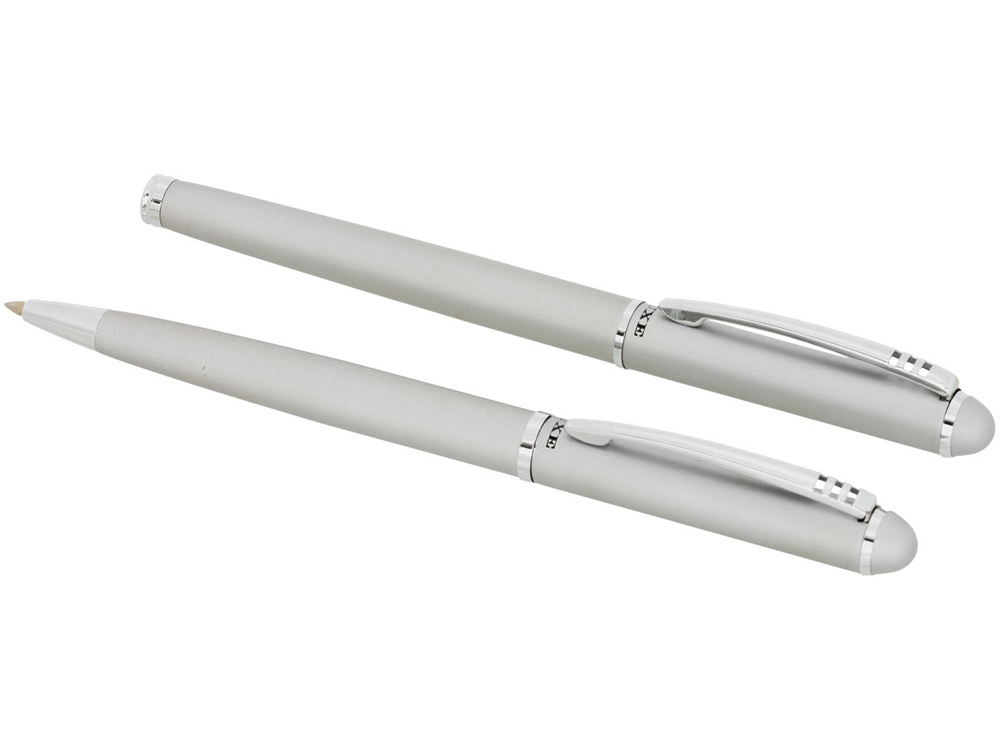 Подарочный набор ручек Andante, серебристый-2