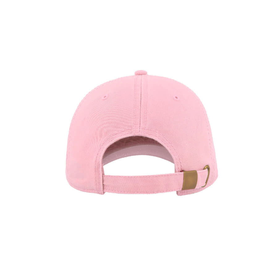 Бейсболка DAD HAT, 6 клиньев, металлическая застежка, розовый-5