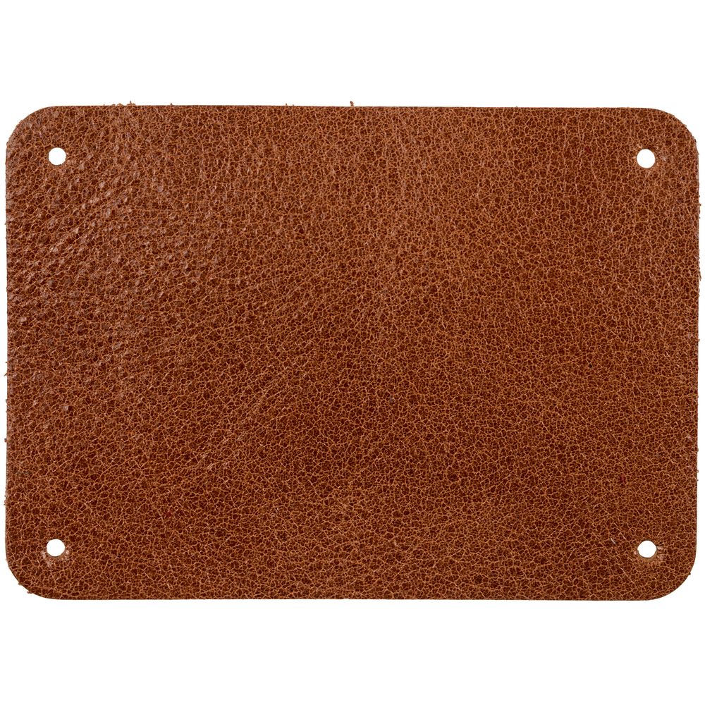 Лейбл кожаный Beta, XL, горчичный-0