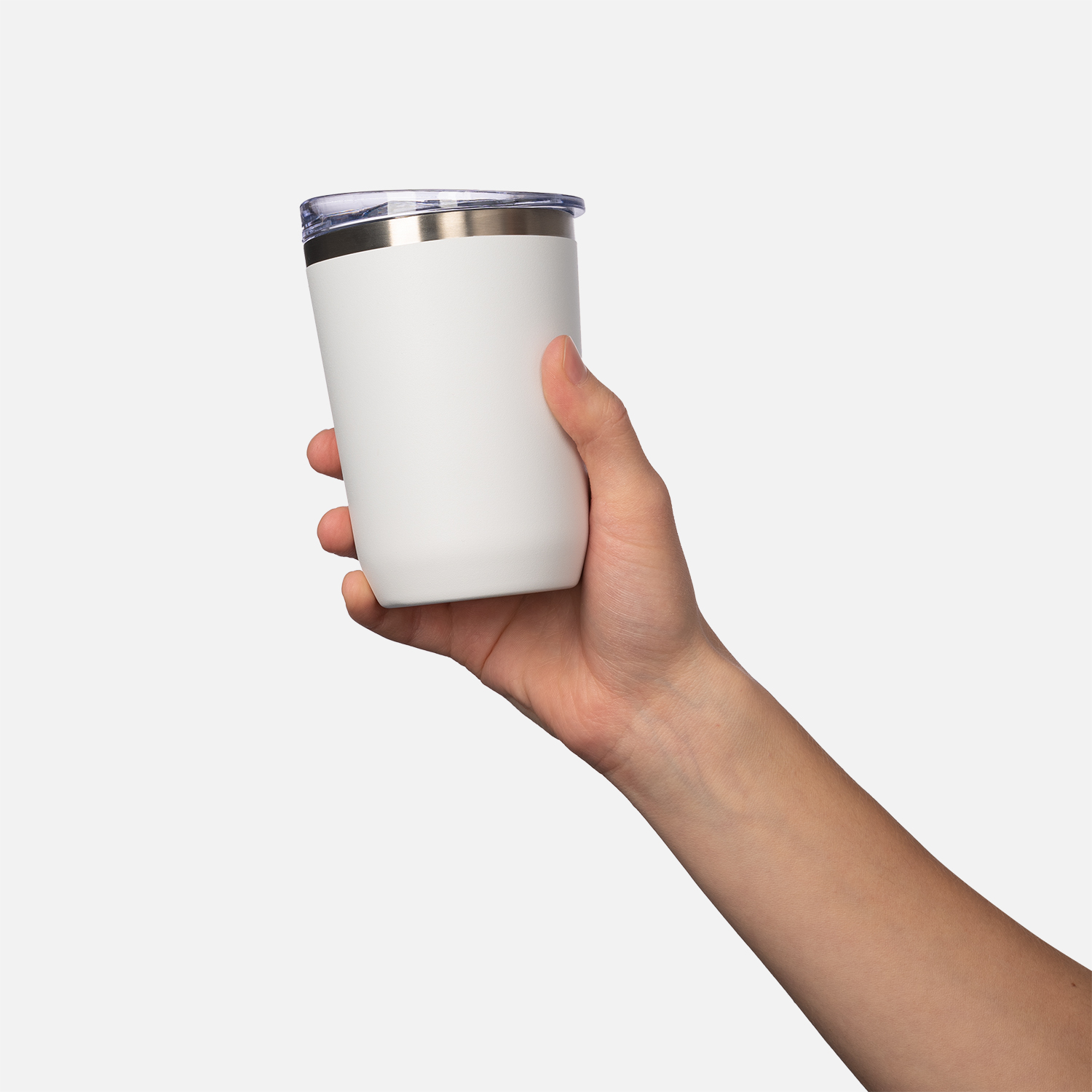 Термокружка вакуумная с керамическим покрытием Арктик (Arctic), белый/синий-8