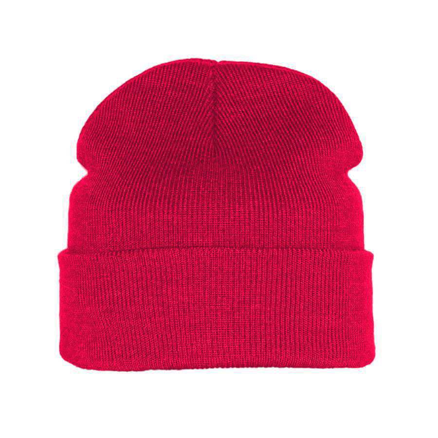 Шапка вязаная двойная ESSENTIAL, красный-0