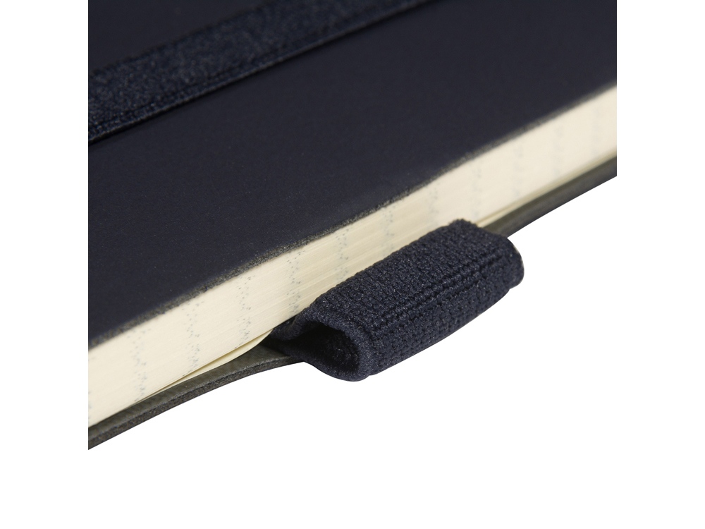 Блокнот А5  City Flex на резинке, темно-синий navy-4