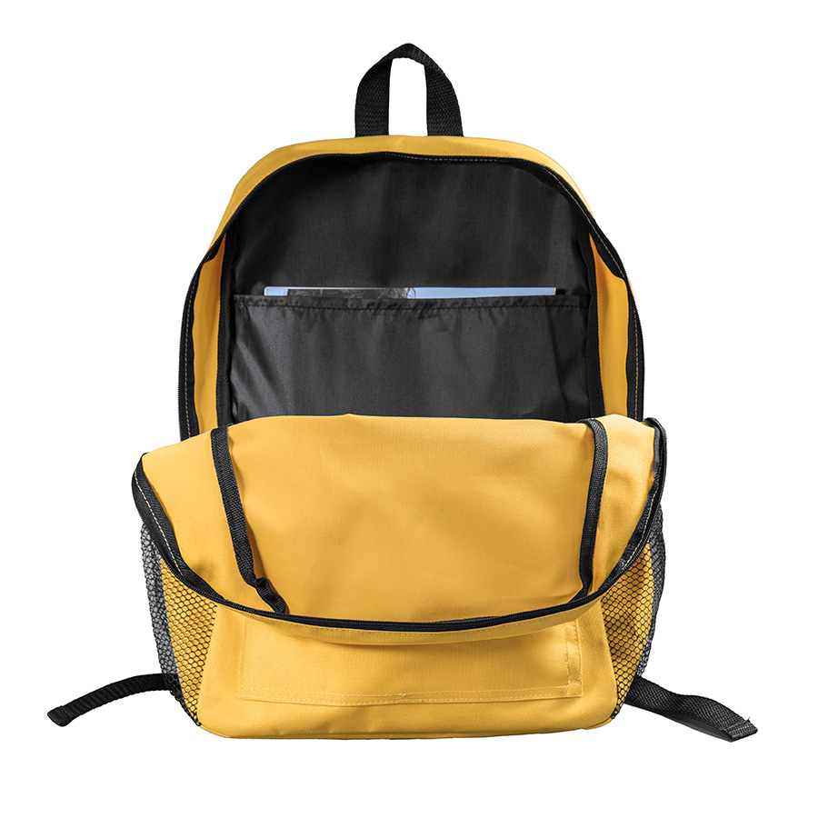 Рюкзак водостойкий "DISCO", желтый, 41 x 30 x11 см, 100% полиэстер 600D, желтый-5