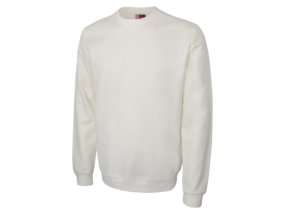 Свитшот Motion унисекс с начесом, белый-6