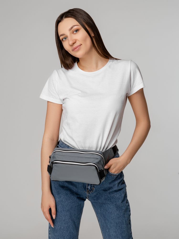 Поясная сумка Tabby, серая-6