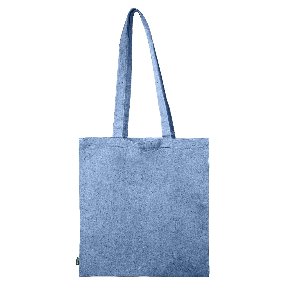 Сумка для покупок Caravan Recycled Melange 140 г/м², Синий-1