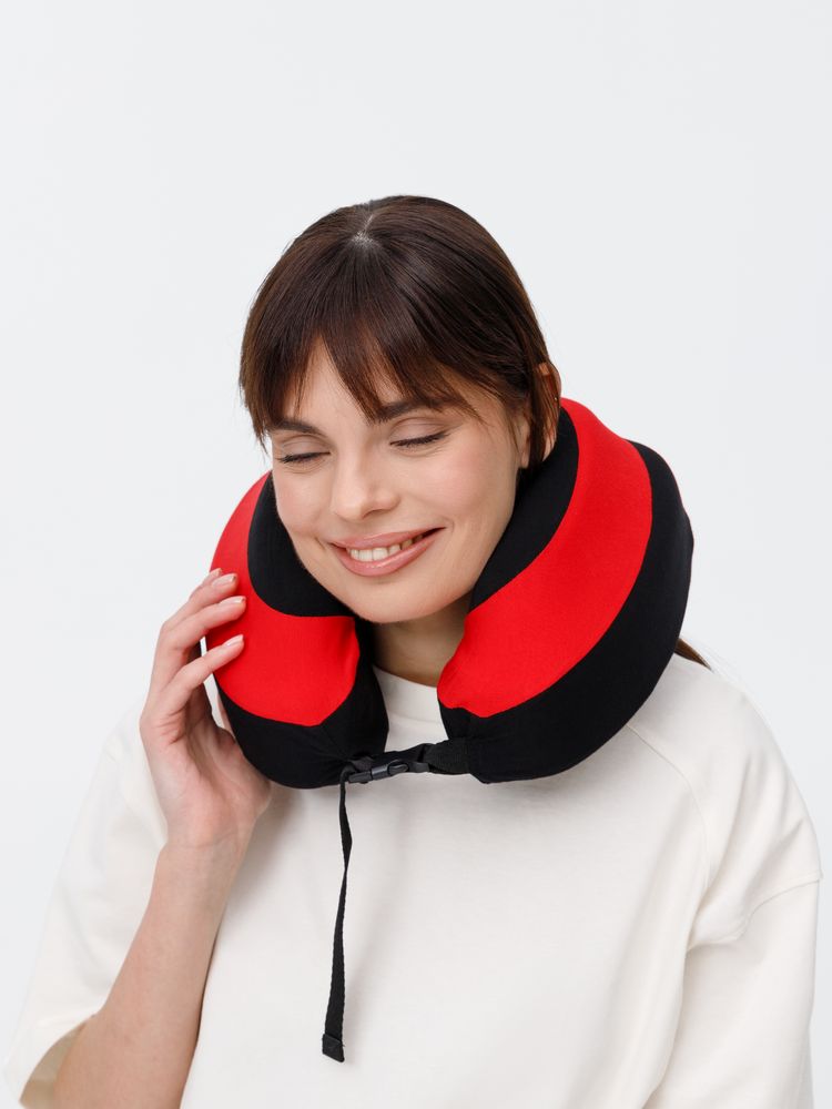 Дорожная подушка Piligrim, красная-6