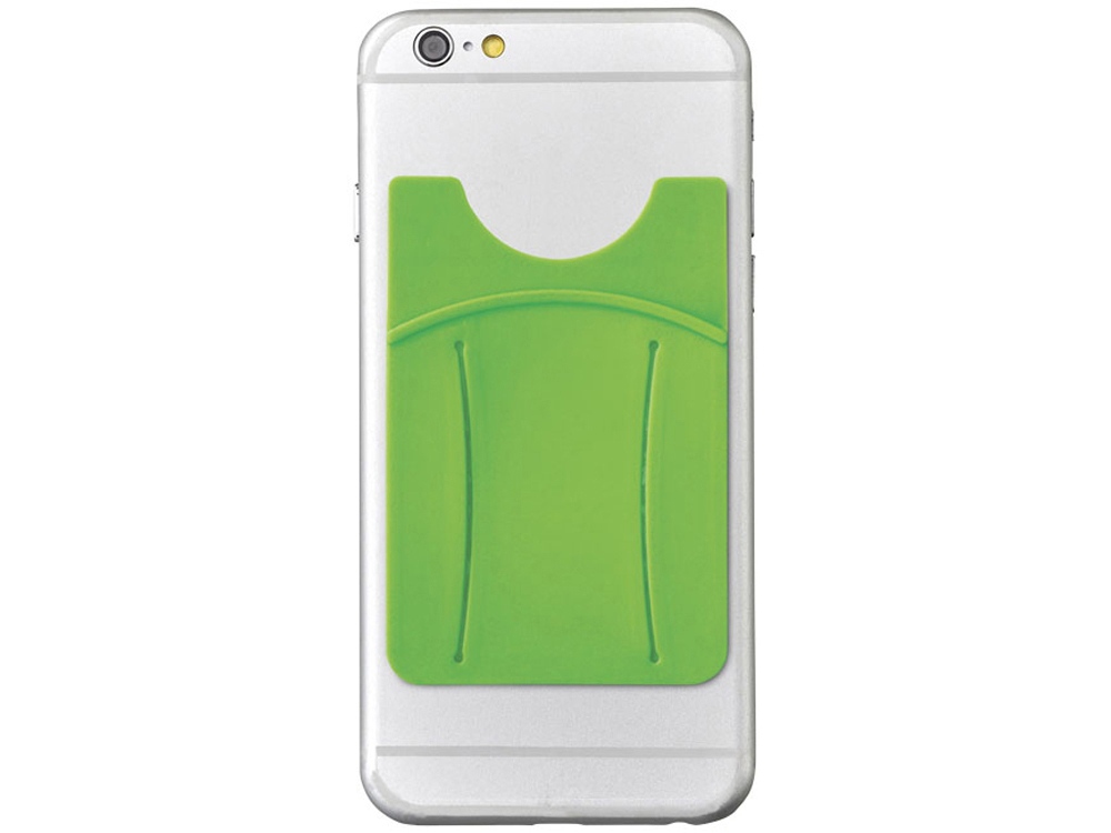 Картхолдер для телефона с держателем Trighold, лайм-4