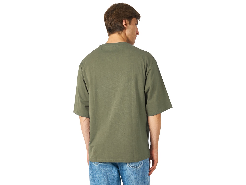 Футболка Berlin к/р оверсайз, 100% хлопок, 180гр, хаки-4