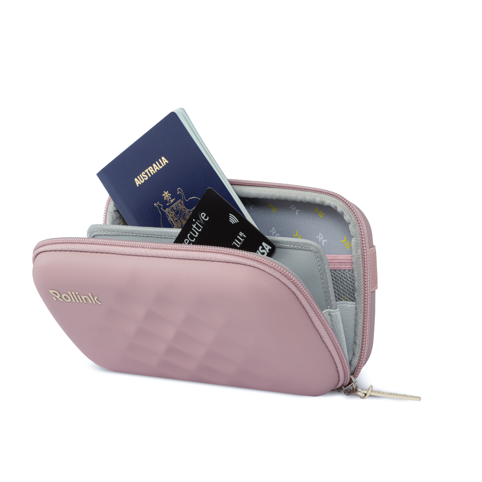 Дорожная сумочка Rollink Mini Bag Tour 21x12x6 см, розовая-5