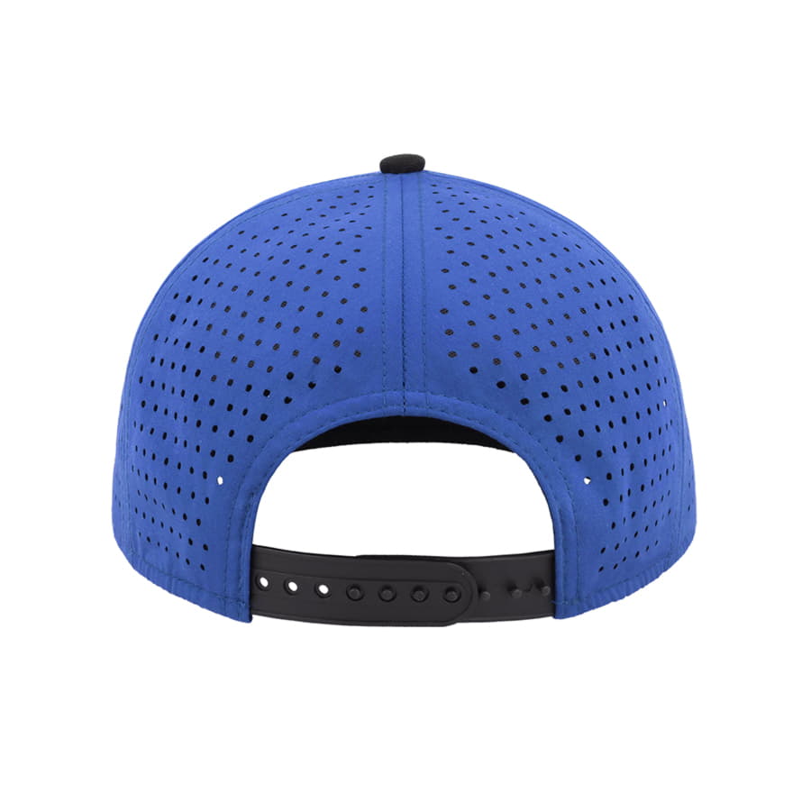 Бейсболка BANK, 6 клиньев, пластиковая застежка      , ярко-синий-4