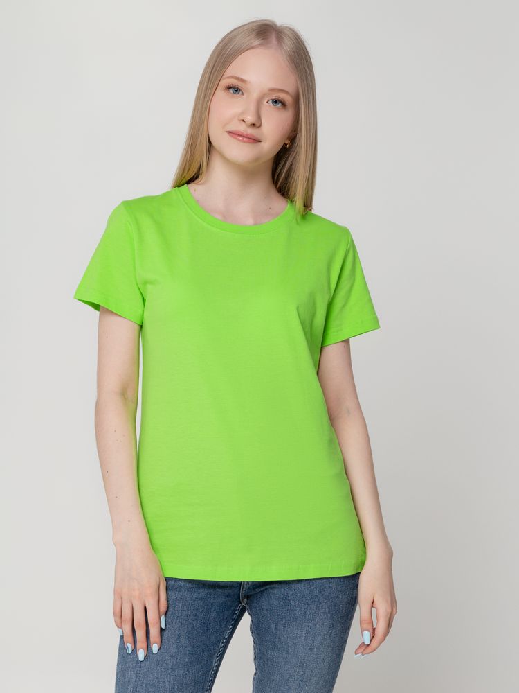 Футболка женская T-bolka Lady, зеленое яблоко-3