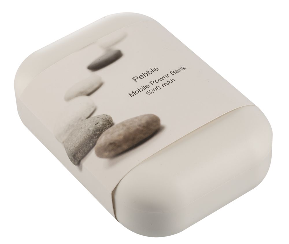 Внешний аккумулятор Pebble 5200, серо-синий-2