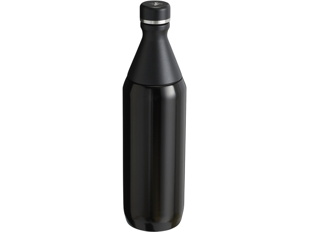 Бутылка для воды Stanley All Day Slim объемом 600 мл - черный глянцевый-2