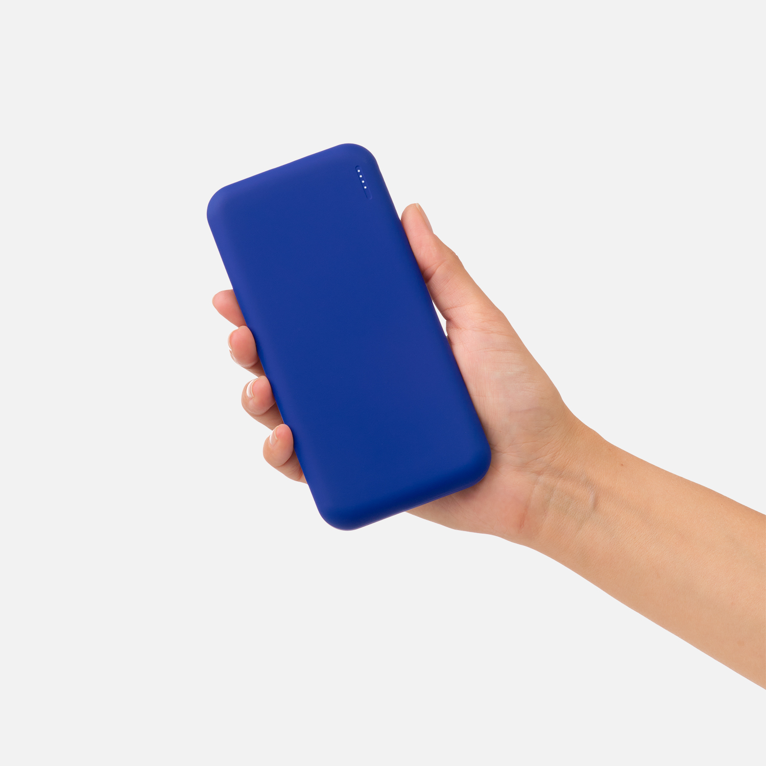 Внешний аккумулятор с подсветкой Люче Ультрамарин (Luce Ultramarine) 10000 mAh, ярко-синий-5