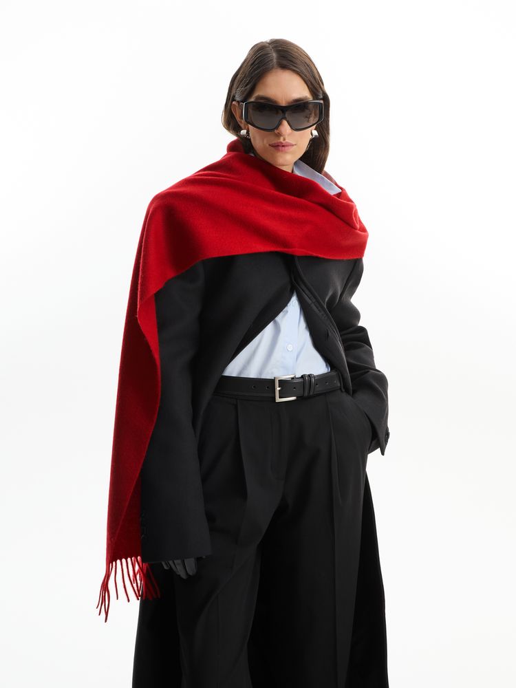 Шарф Graceful, красный-10