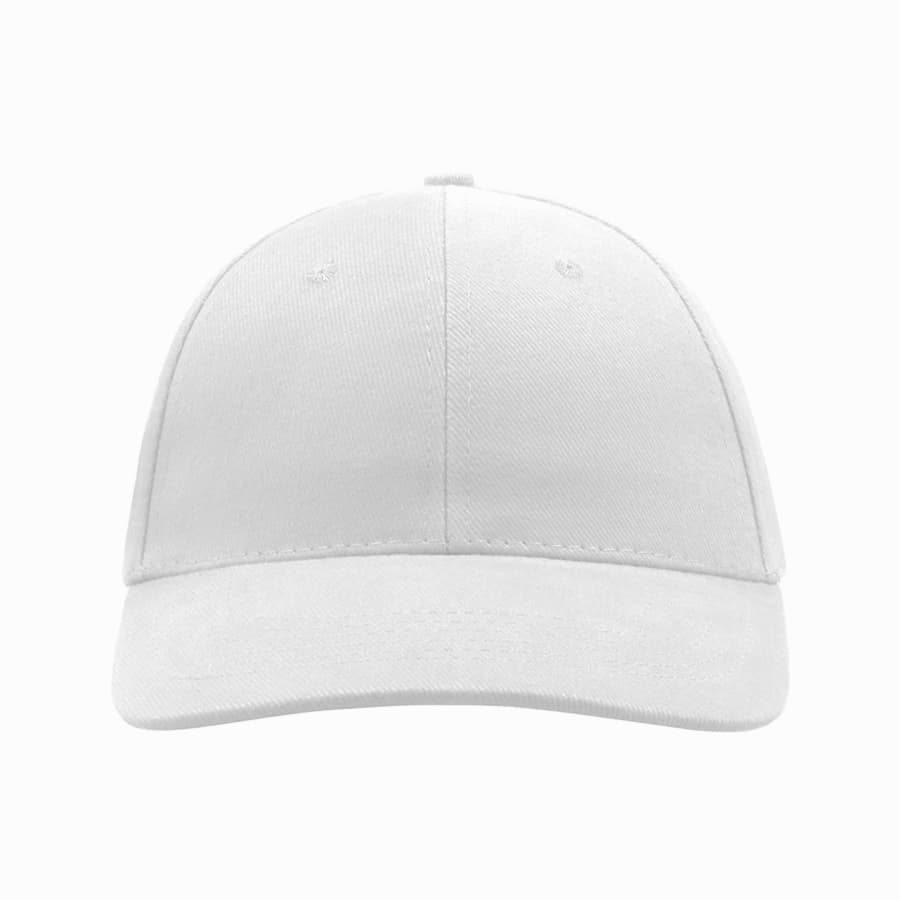 Бейсболка LIBERTY SIX BUCKLE, 6 клиньев, металлическая застежка, белый-4