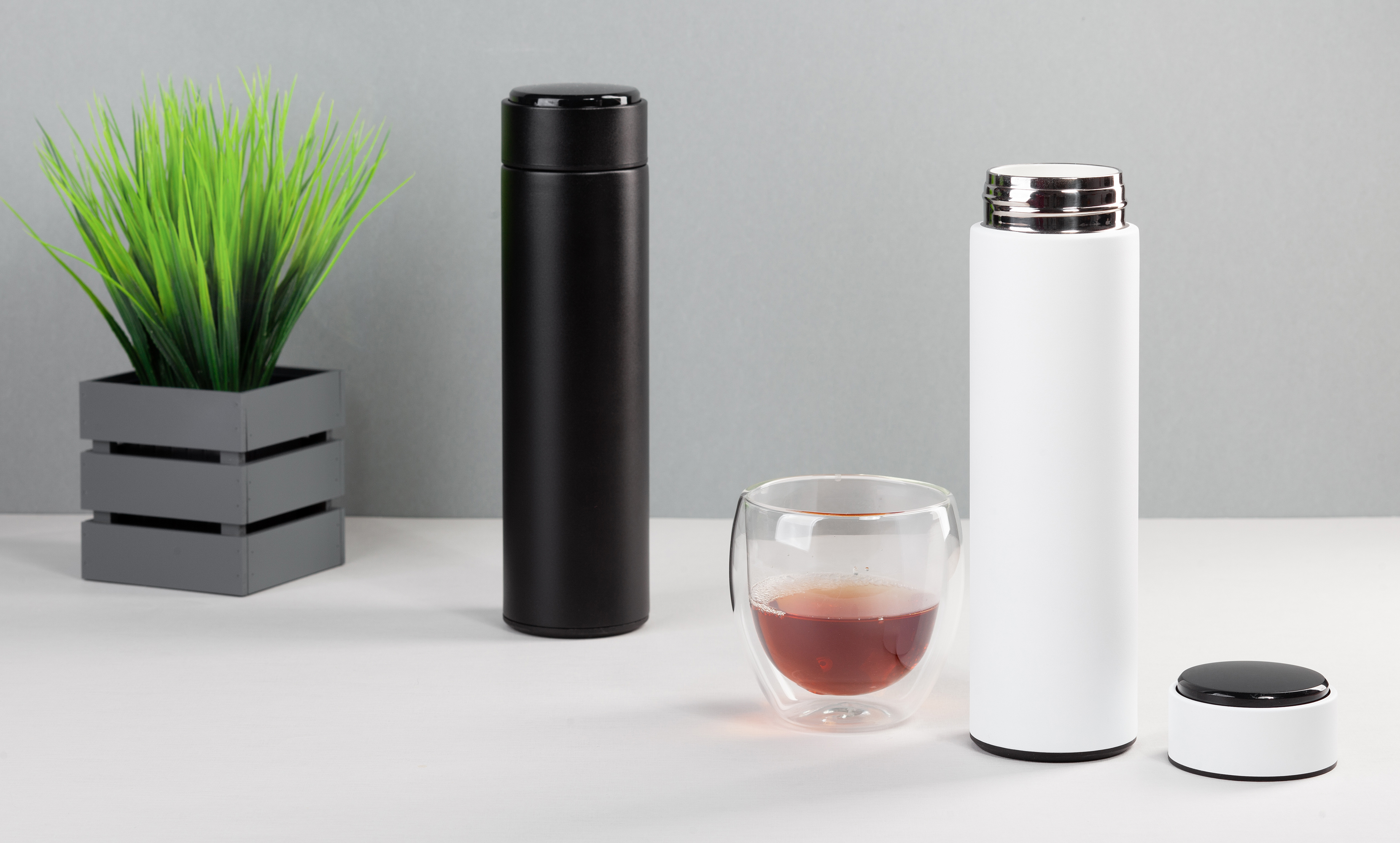 Заварочный термос "Финикс" 500 мл с индикацией температуры-4