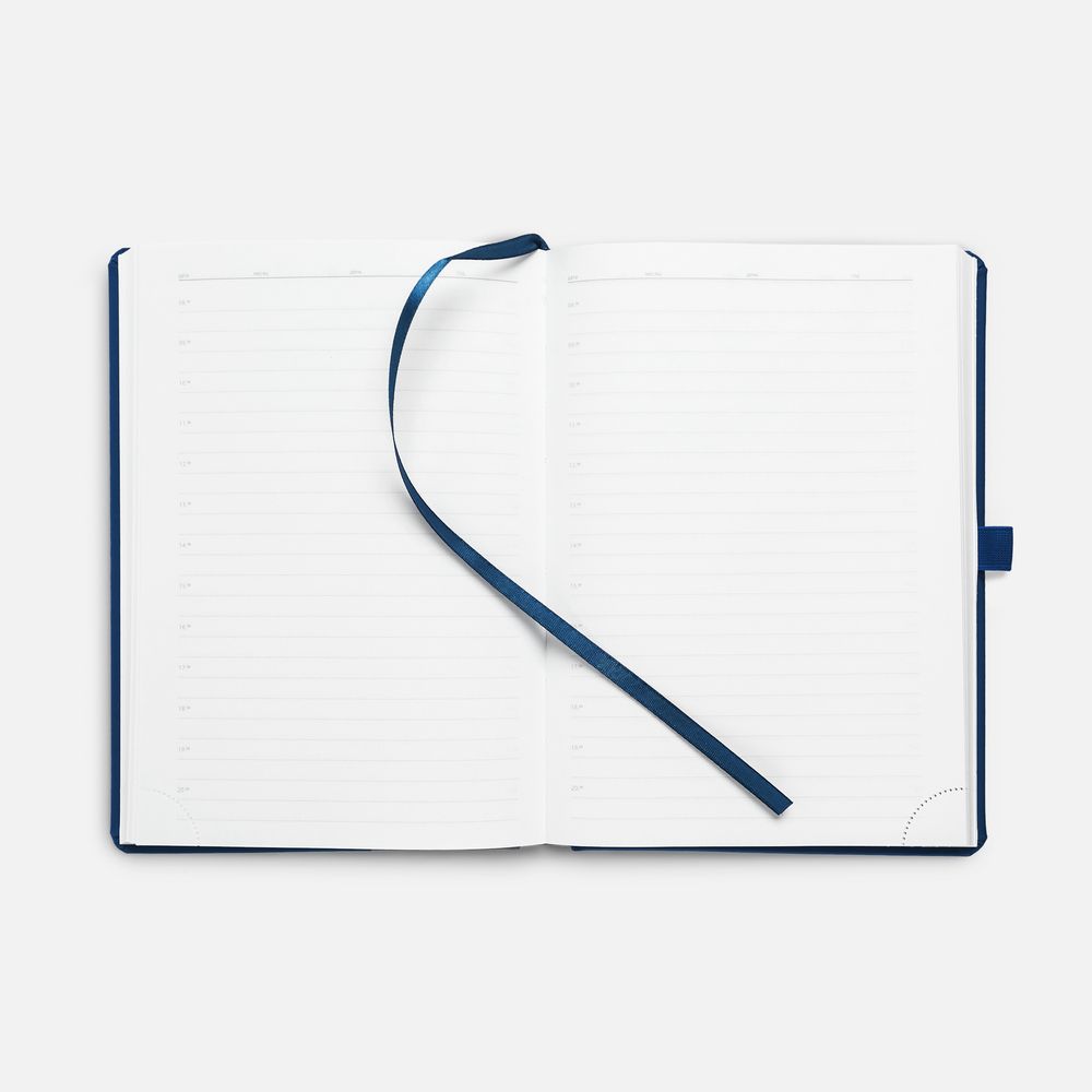 Ежедневник Favor Metal, недатированный, синий-2