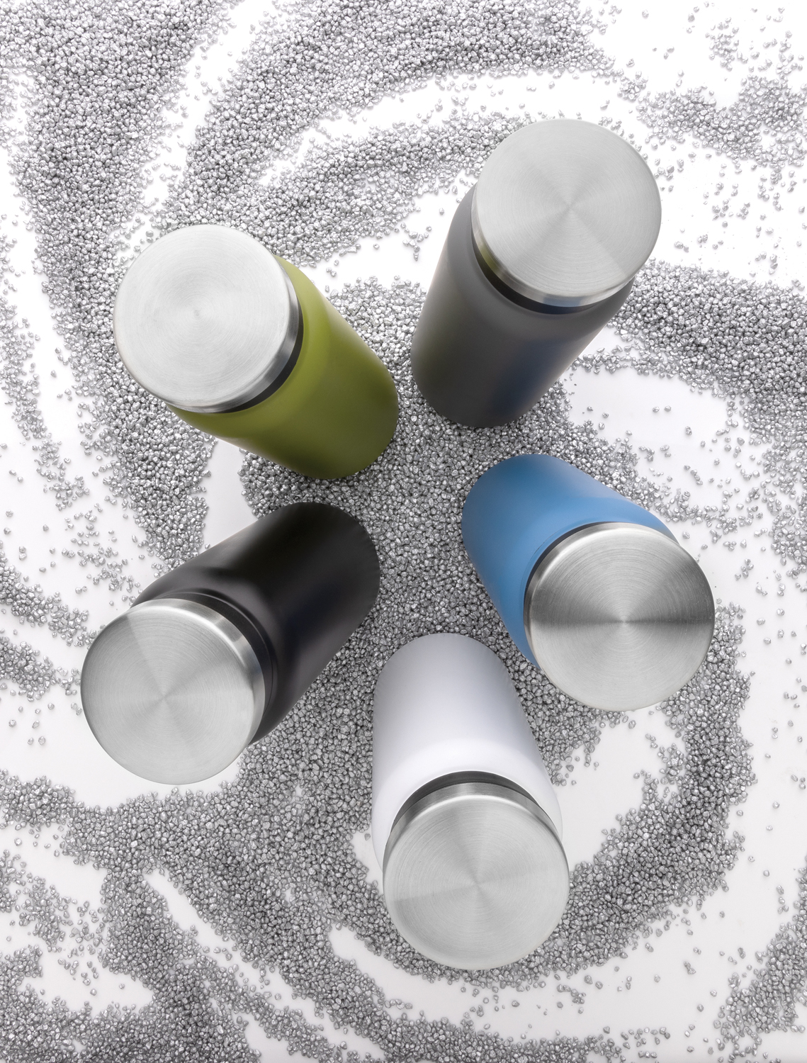 Вакуумная бутылка из переработанной нержавеющей стали (стандарт RCS), 600 мл-10