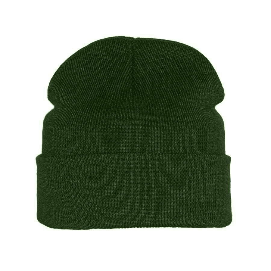 Шапка вязаная двойная ESSENTIAL, зеленый-0