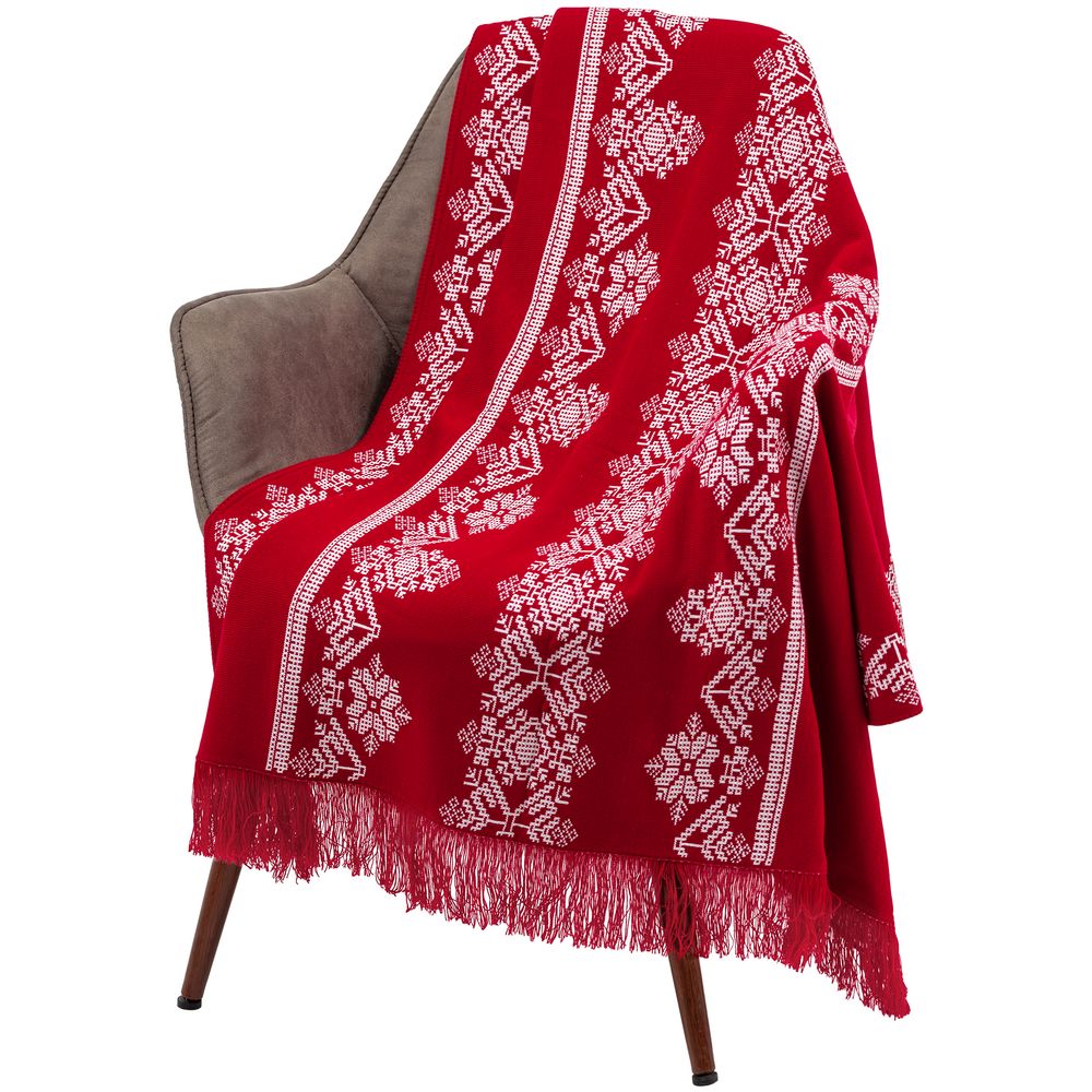 Плед Onego, красный-1