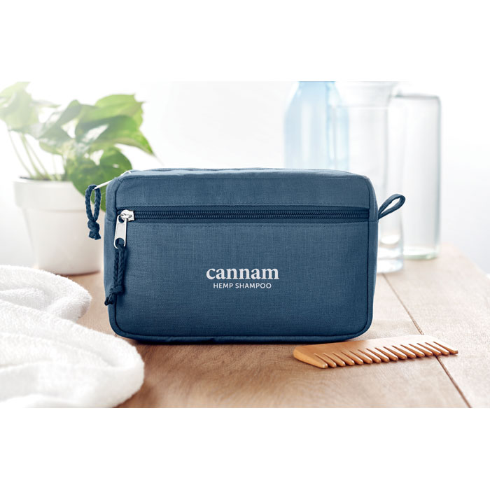 Косметичка 200 г/м², синий-4