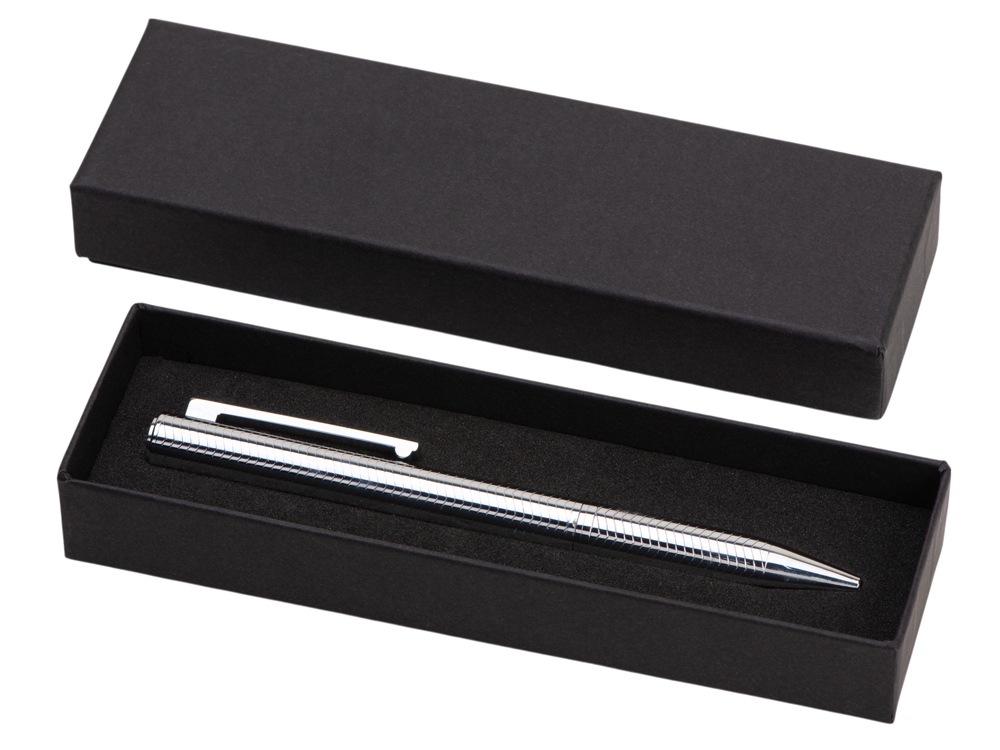 Металлическая шариковая ручка Steinbeck, серебристый-3